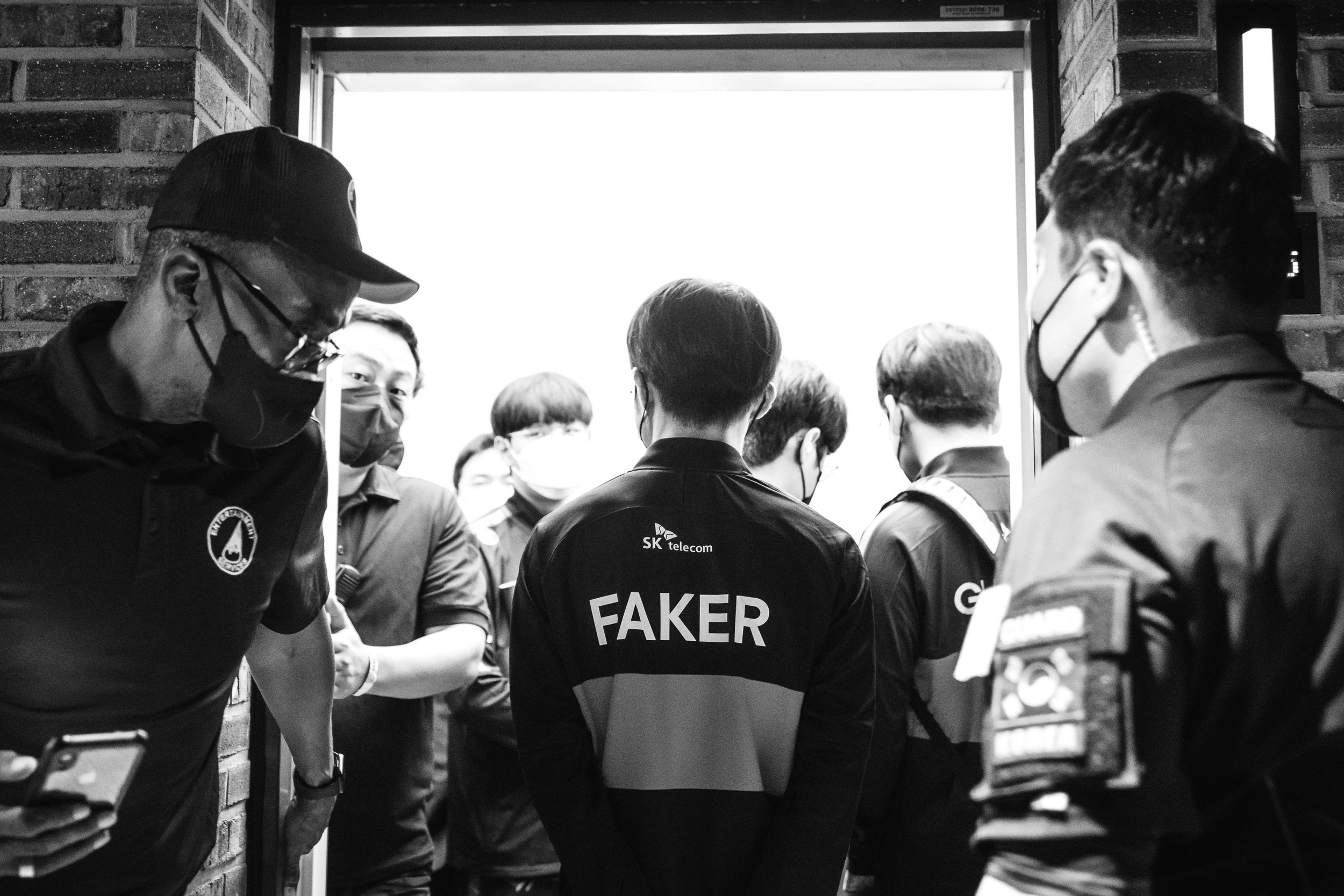 Back view of T1 Faker