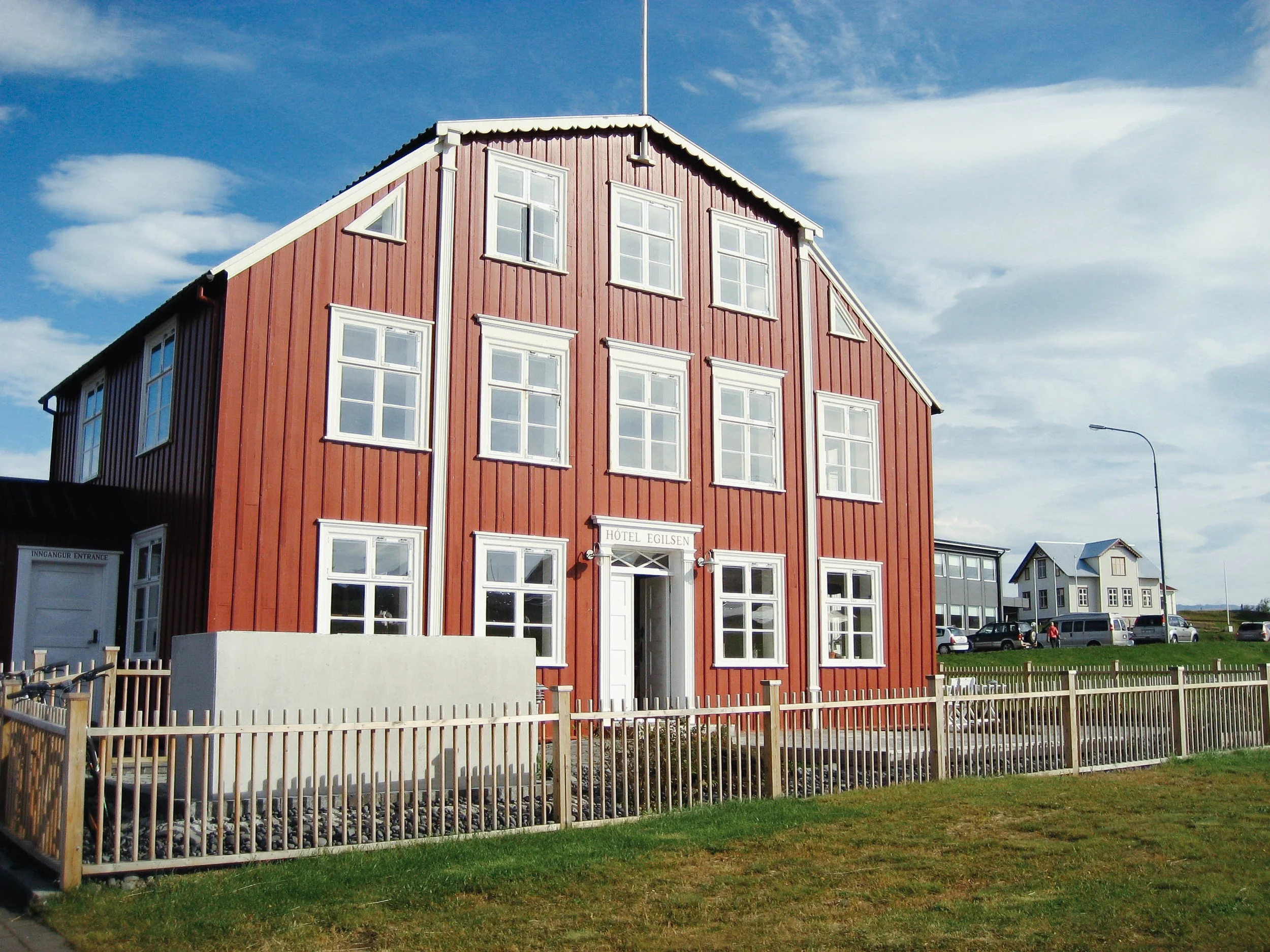 No room at the inn. The inn being this stunning Hotel Egilsen in Stykkishólmur, which was full when we inquired a few weeks prior.