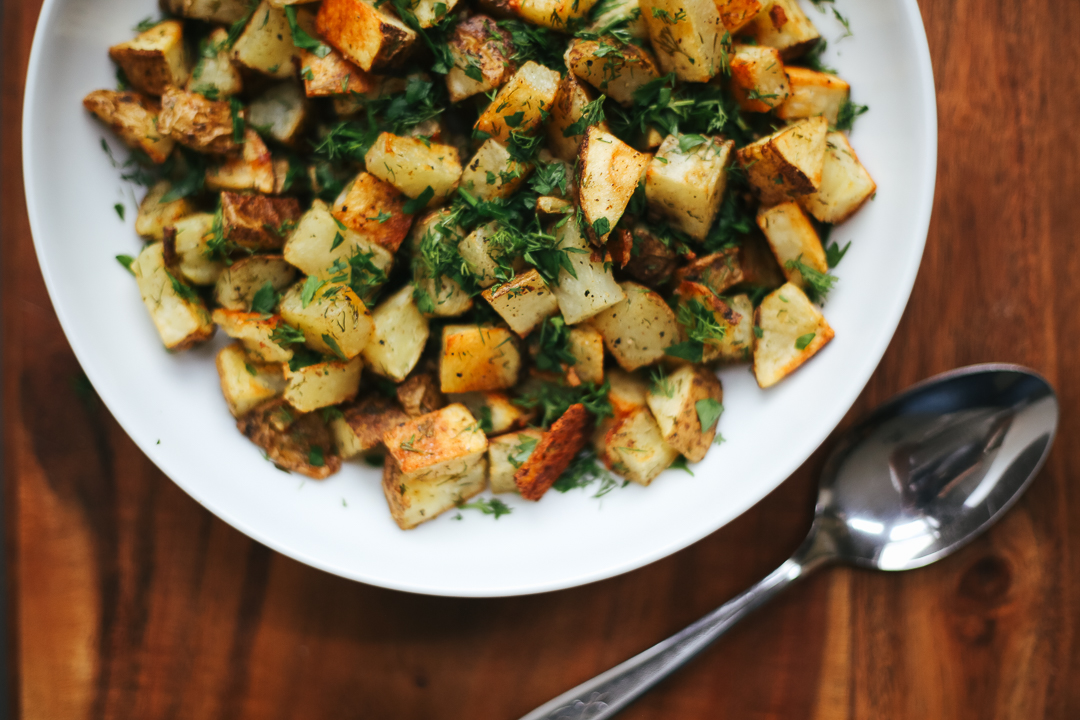 Dill Pickle Roasted Potatoes — Worthy Pause