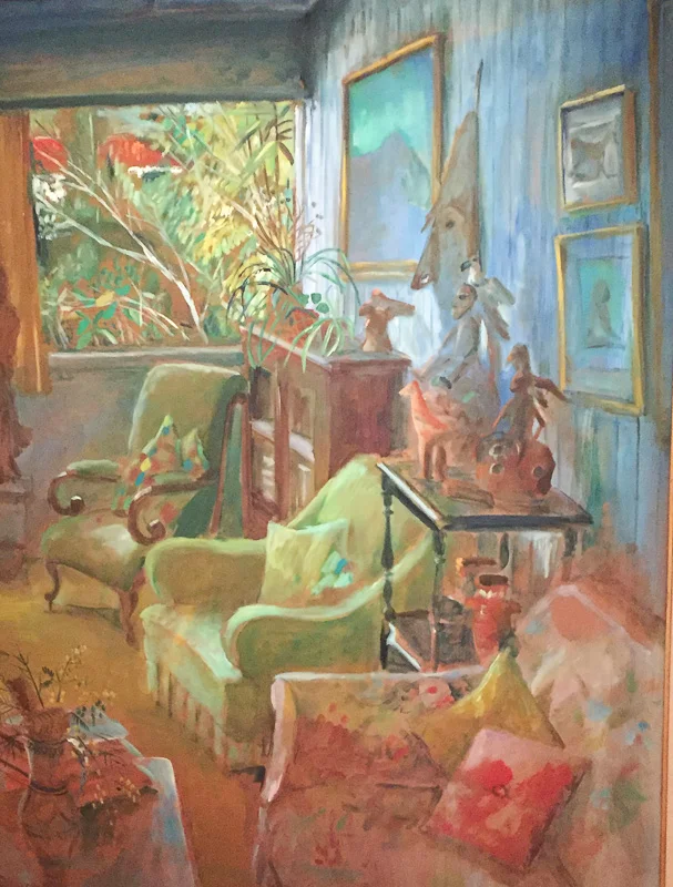 Painting by Margaret Olley called "Interior IV"