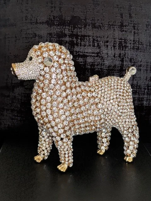 Poodle Austrian Crystal Purse