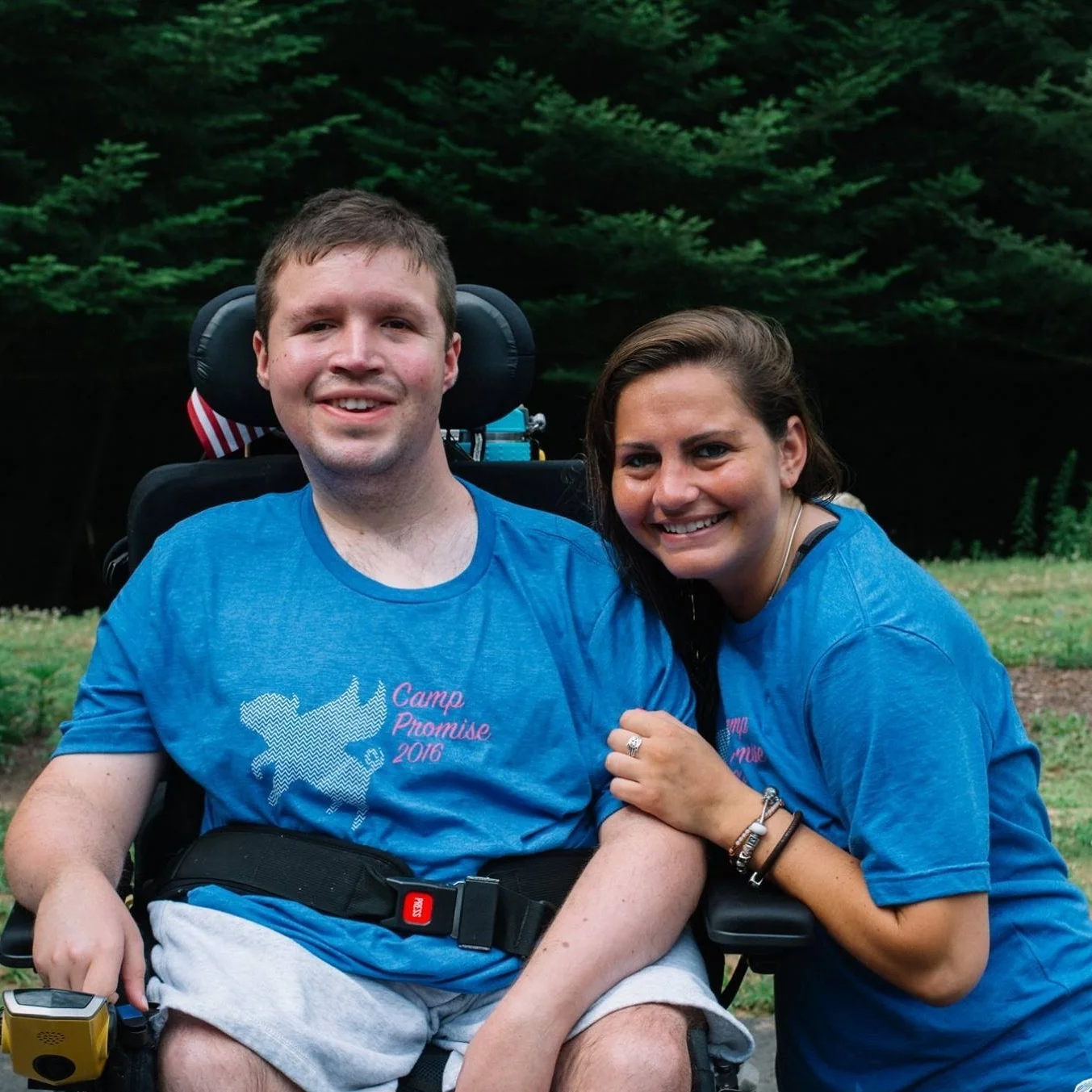 Rachael on Camp T-Shirt Day; Camp Promise-East 2016