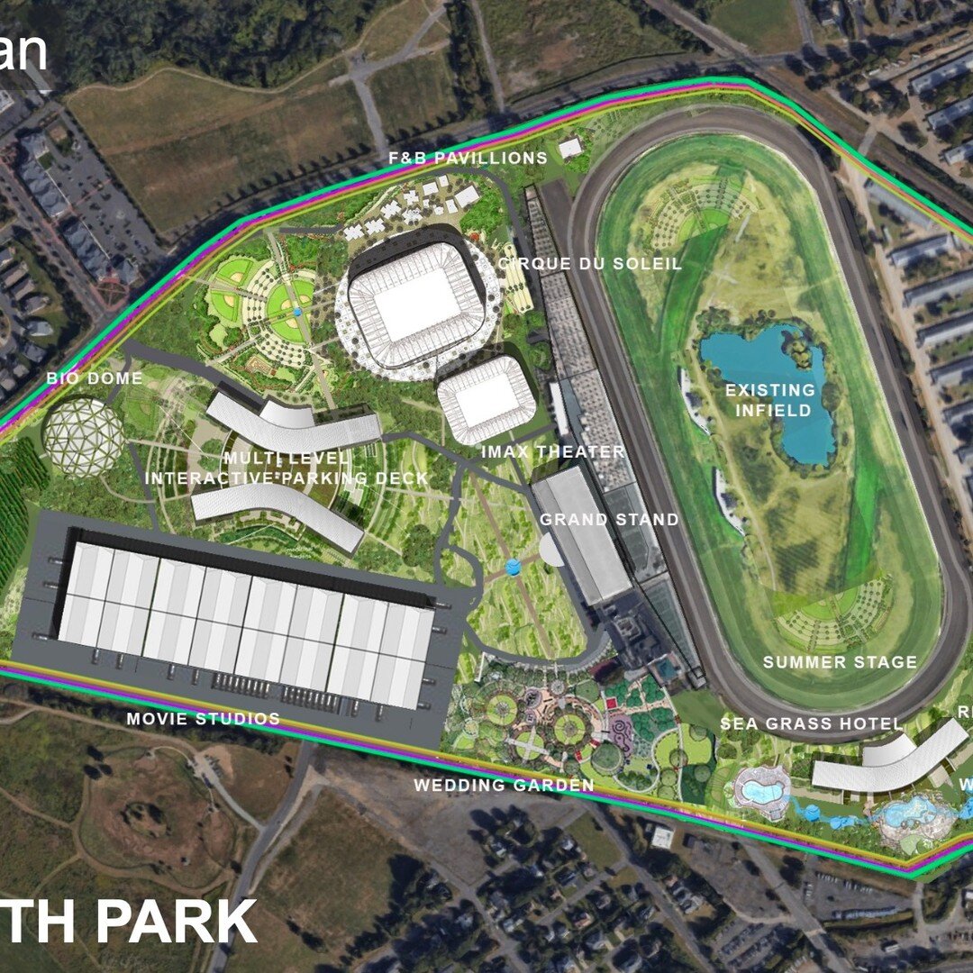 Monmouth Race Track
Ocean Township, NJ
Master Plan Concept