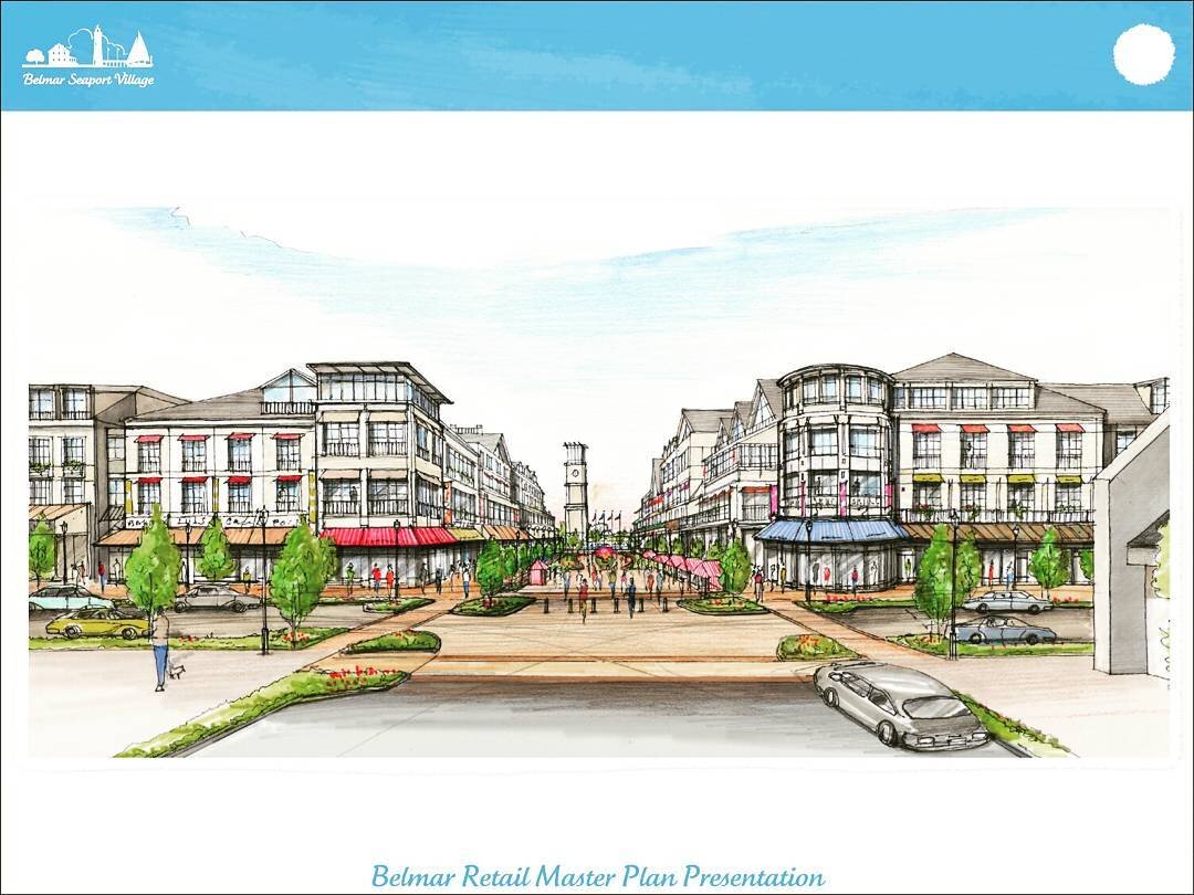 Project: Belmar Seaport Village 
Location: Belmar, NJ
Client: The Gale Company
Scope: Master Redeveloper of large scale transit Village project
#estate #residence #village #realestate #agent #gale #seaport #port #sea #belmar #concept #drawing #hand #