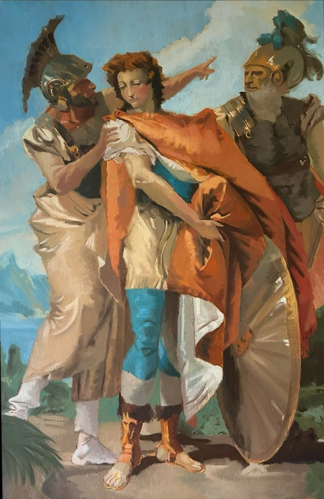 After Tiepolo -  Rinaldo abandoning Armida 1742 