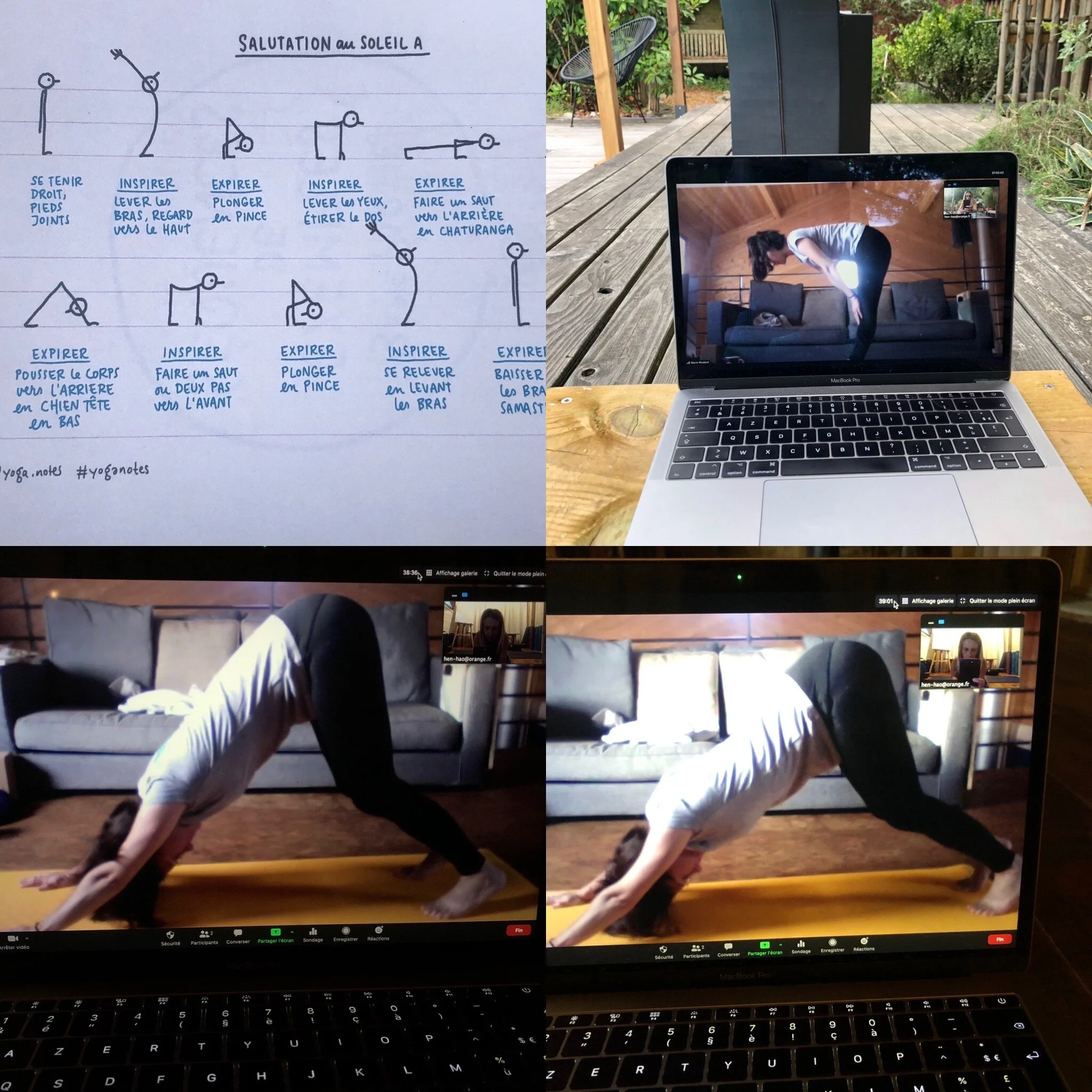 Retour sur la première formation 200h via Zoom