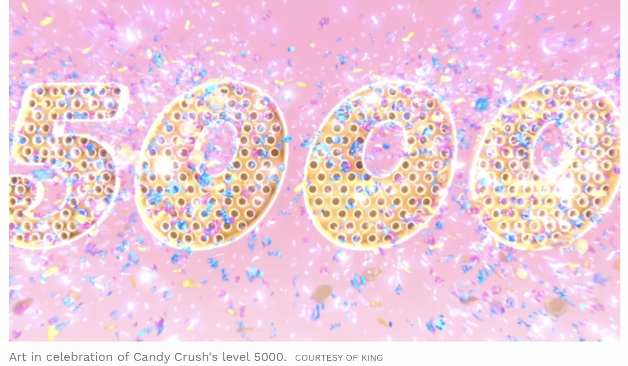 Click HERE to read an exclusive article in Forbes about this incredible achievement of the 5000 Candy Crush level!