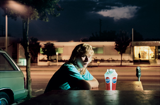 Fig 9. Philip-Lorca diCorcia, Brent Booth 21 Years Old, Des Moines, Iowa $30, 1990-92. C-Type.