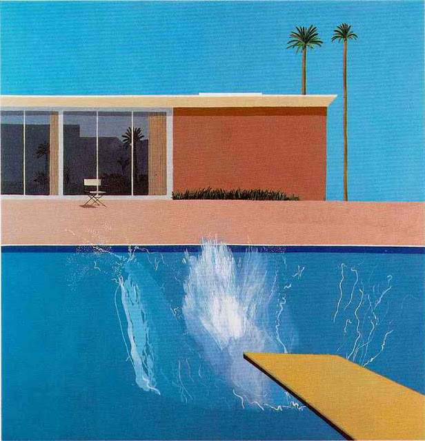 Fig 22. David Hockney, A Bigger Splash, 1967. Acrylic paint on canvas.