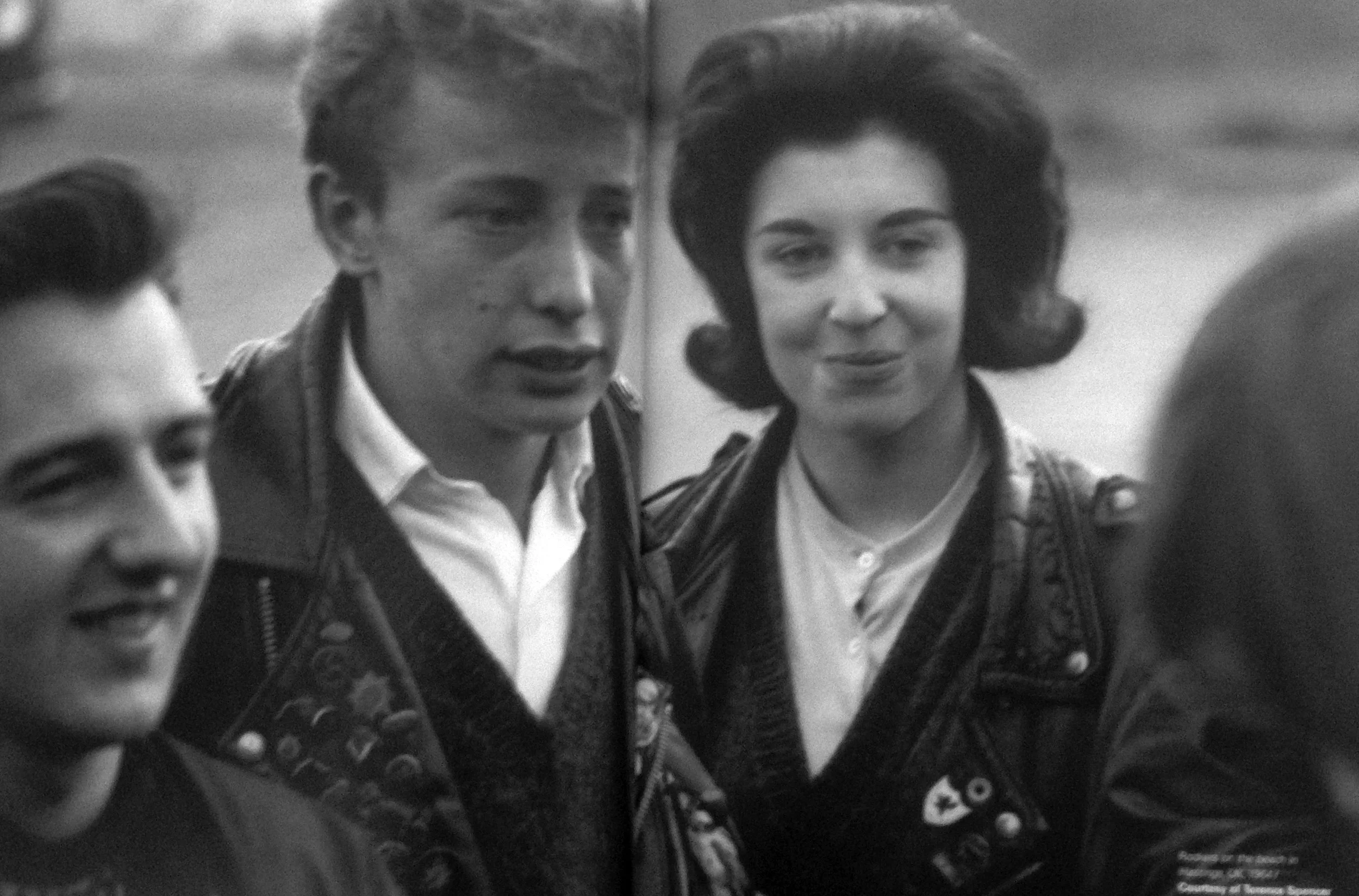 Fig 27. Terence Spencer, Rockers on the beach in Hastings, UK, 1964. Black and White Print.