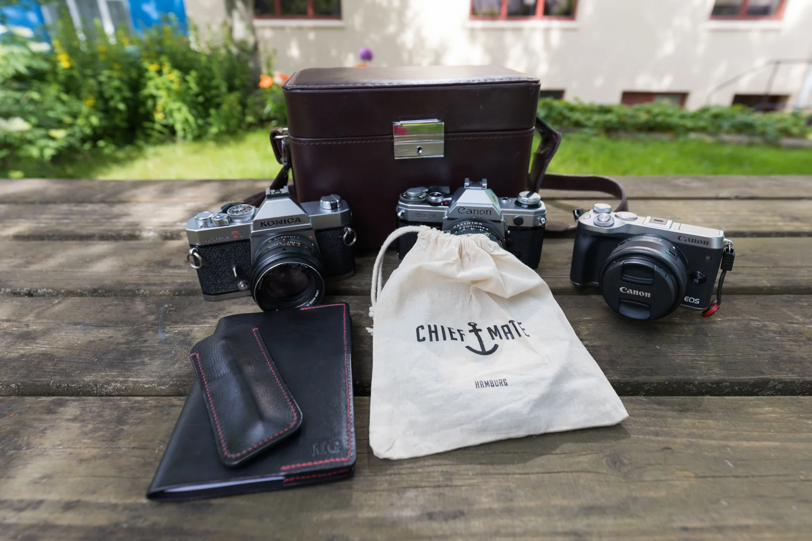 Chief Mate camera strap with my gear