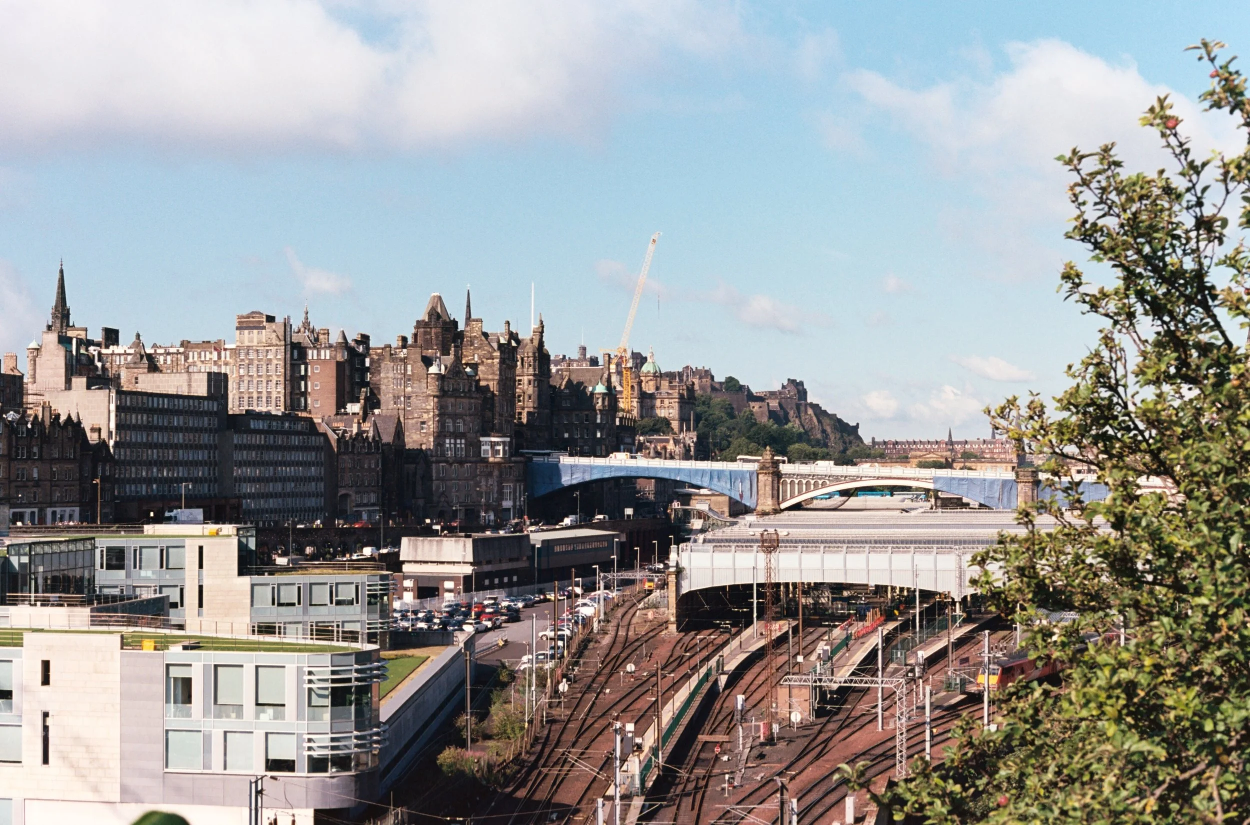 Edinburgh - Waverley Station - 35mm Canon AE-1 - Kodak Ektar 100