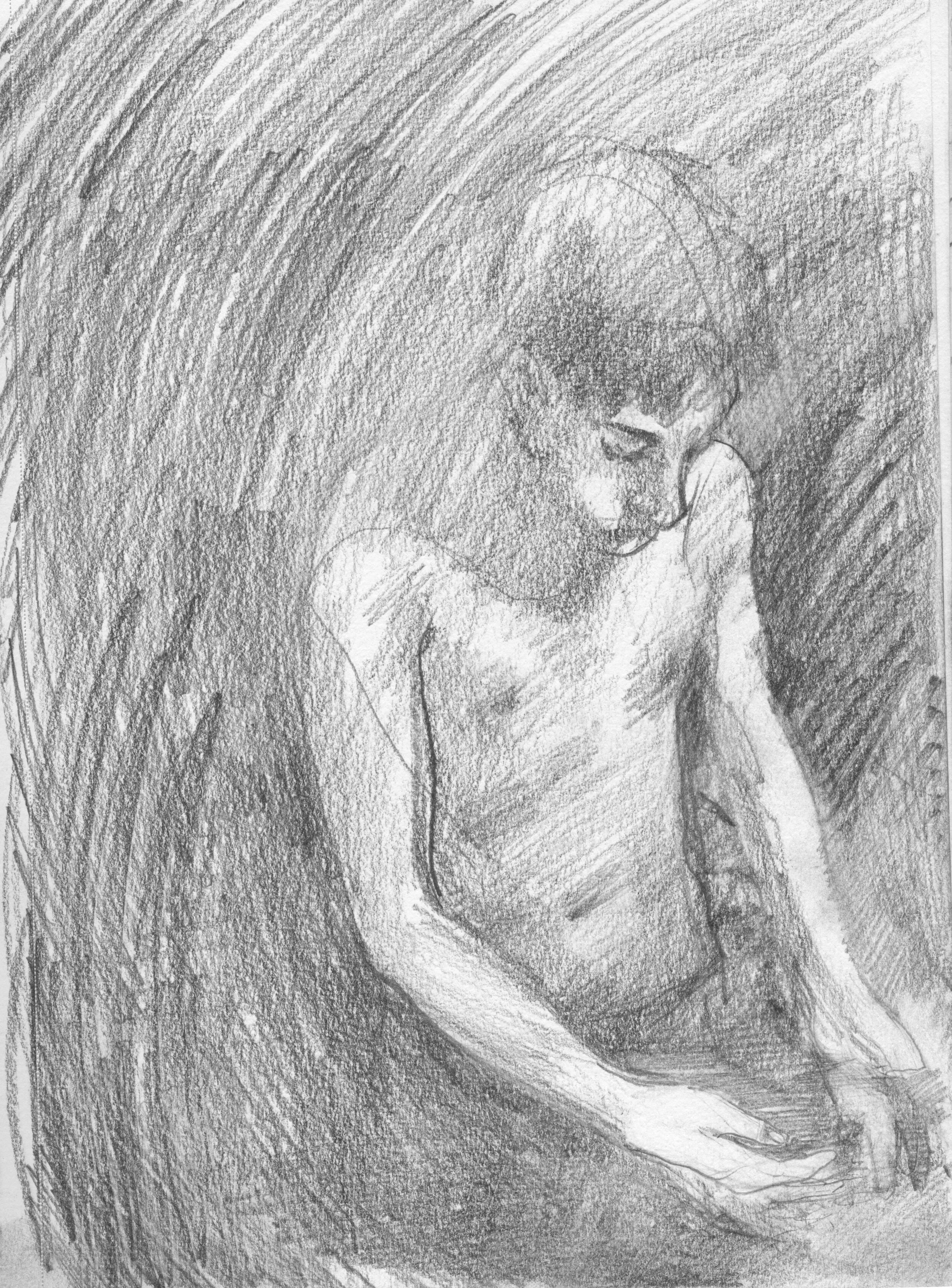 Sketchbook 2. Graphite . Wading . 2020.jpg