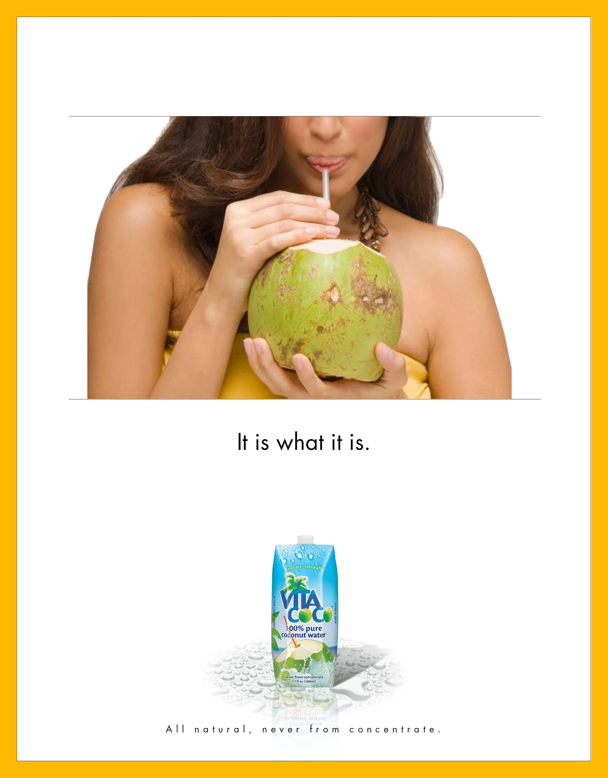 VITA COCO PRINT AD