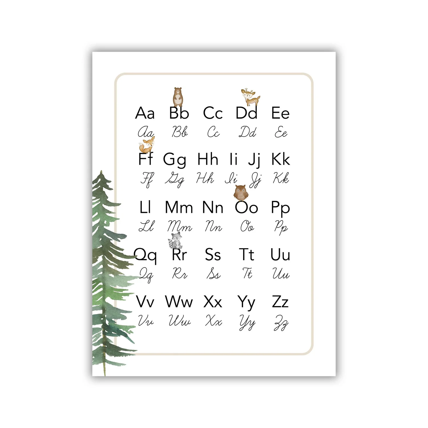 Woodland Creatures Classroom Printables — The Simple Design Co.