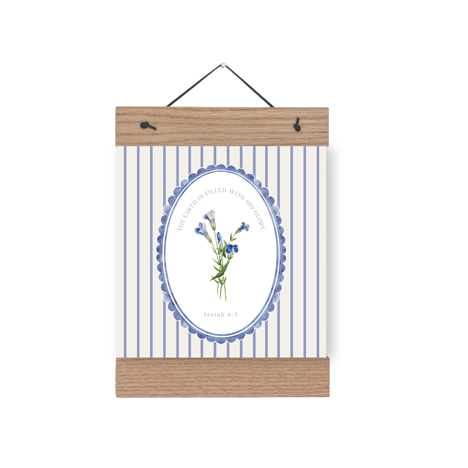 The Earth Is Filled With His Glory | Print + Hanger