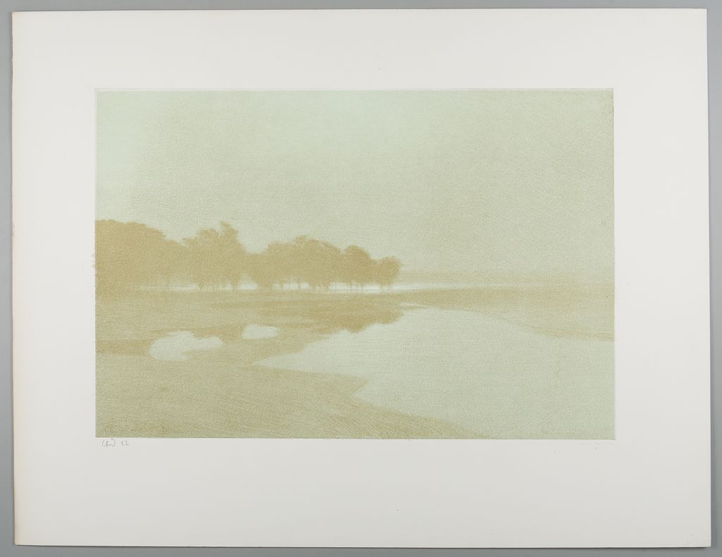 Charles-Marie Dulac, " Stella Matutina ", lithograph, 32 cm x 48 cm., 1894. Harvard Art Museums