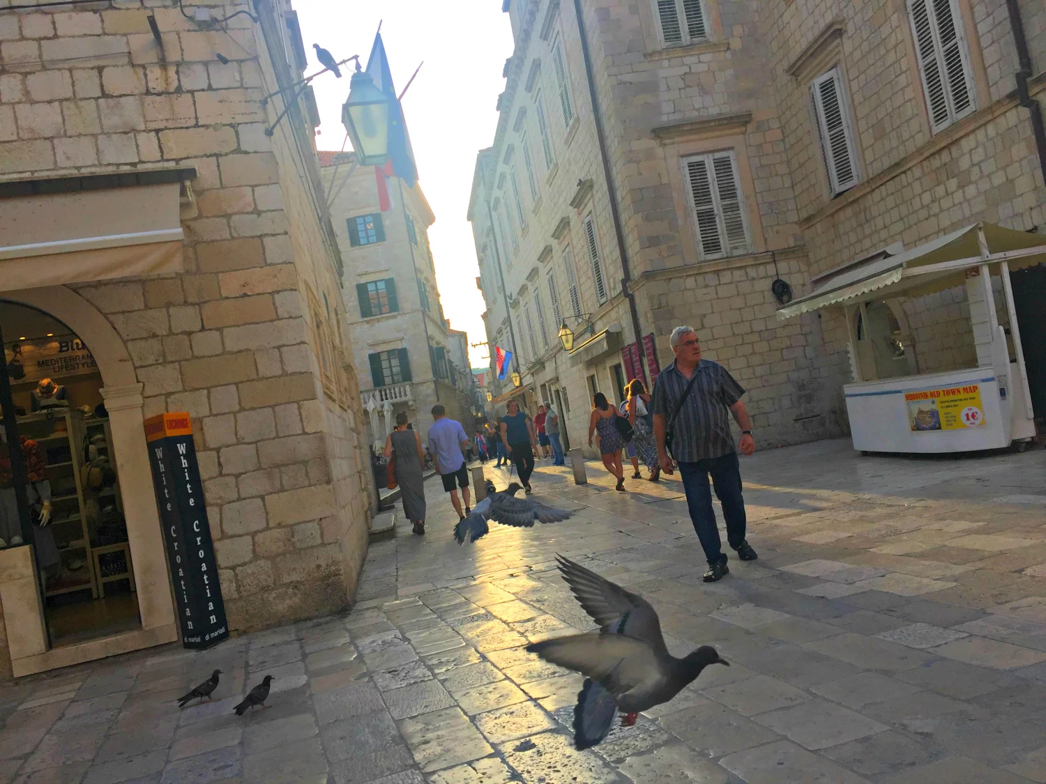 One of the many meandering walkways that often led to a plaza.&nbsp;&nbsp;