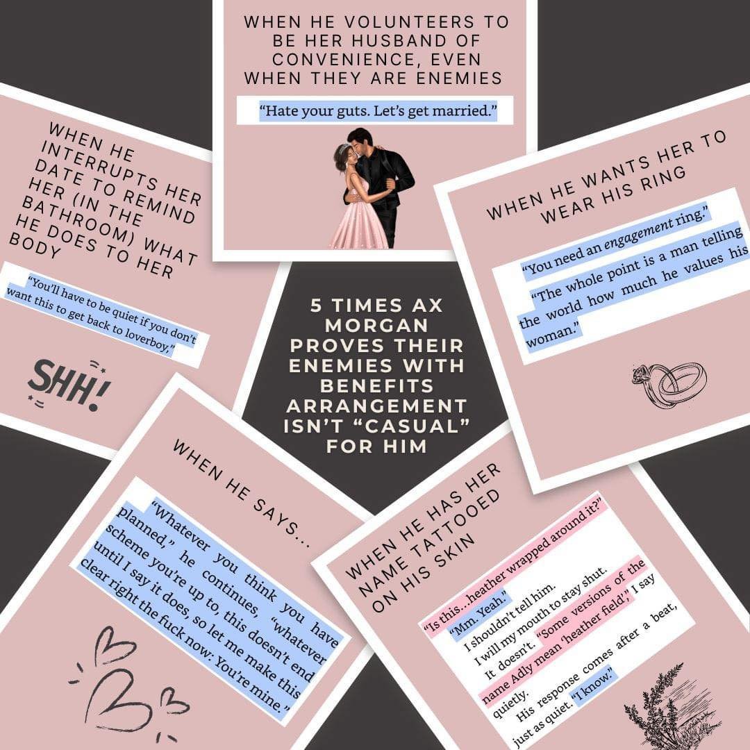 When he proves to her there's nothing casual about their enemies with benefits arrangement...Ax and that delicious mouth of his 😍🥵🫠⁣
⁣
💗 Brutal Bargain is available in Kindle Unlimited, paperback and audio!⁣
⁣
𝘞𝘩𝘢𝘵 𝘵𝘰 𝘦𝘹𝘱𝘦𝘤𝘵⁣
🔥 Marri