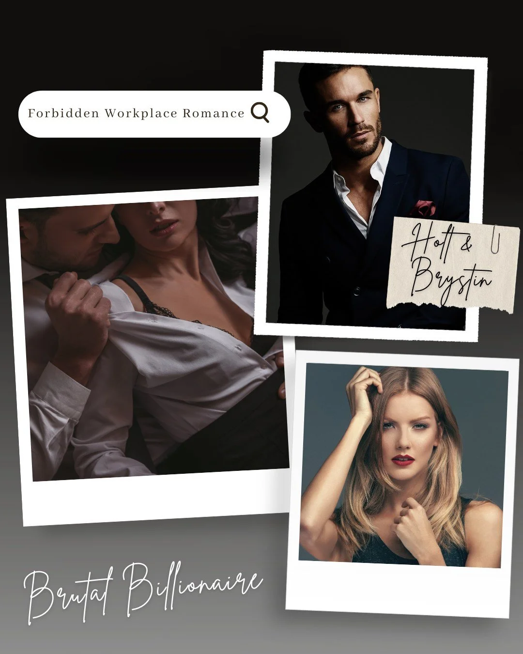 Have you met Holt &amp; Brystin yet? Because&hellip; whew. 😮&zwj;💨🔥

𝘞𝘩𝘢𝘵 𝘵𝘰 𝘦𝘹𝘱𝘦𝘤𝘵:
✔ imagined love triangle
✔ forbidden + boss/employee
✔ morally gray CEO
✔ alphahole energy
✔ marriage of (in)convenience
✔ dark, obsessive tension

🔥