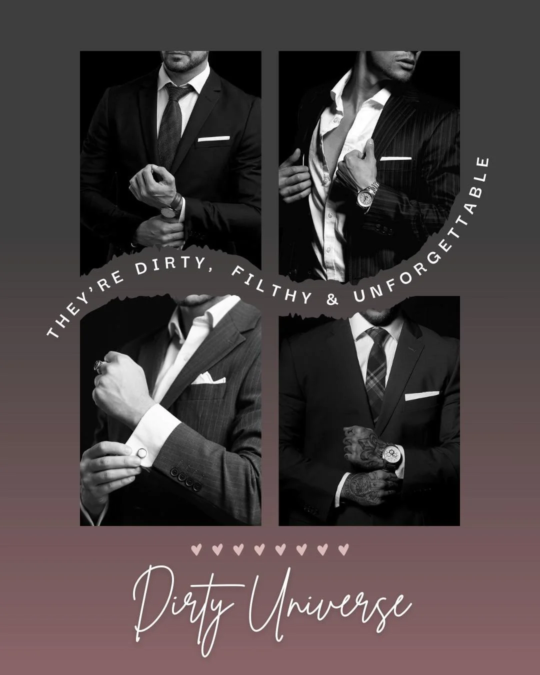 Four men.
Four reputations.
Zero regrets.

🥵 The Alphahole &mdash; Donovan Kincaid
🔥 The Player &mdash; Weston King
🇬🇧 The Brit &mdash; Dylan Locke
🖤 The Tortured Alpha &mdash; Cade Warren

Age gaps. Forbidden romances. Fake fianc&eacute;s.
And 