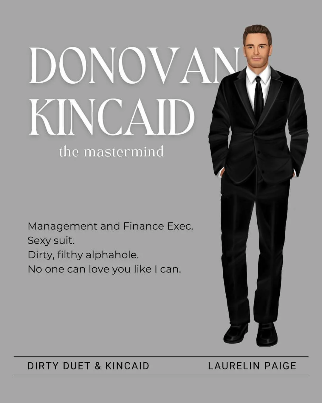 Have you met my alphahole yet? 🖤

Donovan Kincaid is not your typical book boyfriend. He&rsquo;s calculated. Obsessive. Convinced he knows exactly what you need &mdash; even before you do.

𝑺𝒑𝒐𝒊𝒍𝒆𝒓: 𝒉𝒆&rsquo;𝒔 𝒓𝒊𝒈𝒉𝒕.

✔️ Teacher/stude