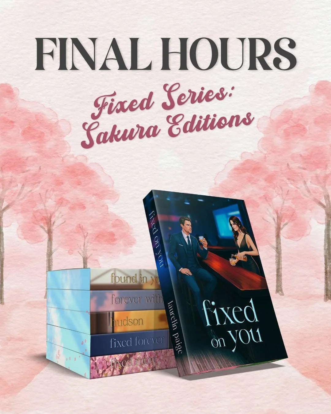 🌸 𝗧𝗛𝗜𝗦 𝗜𝗦 𝗜𝗧 🌸⁣
⁣
The 𝘖𝘣𝘴𝘦𝘴𝘴𝘪𝘰𝘯 𝘪𝘯 𝘉𝘭𝘰𝘰𝘮 Kickstarter ends today!⁣
⁣
I poured so much love into making these editions feel beautiful, immersive, and worthy of the Fixed series readers have loved for years. From the annotated 