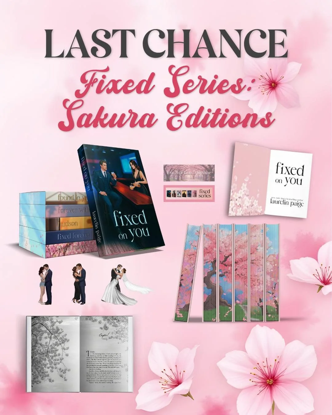 🌸 𝗢𝗡𝗘 𝗟𝗔𝗦𝗧 𝗥𝗘𝗠𝗜𝗡𝗗𝗘𝗥 🌸⁣
⁣
The 𝙊𝙗𝙨𝙚𝙨𝙨𝙞𝙤𝙣 𝙞𝙣 𝘽𝙡𝙤𝙤𝙢 Kickstarter is almost over and I just want to say 𝗧𝗛𝗔𝗡𝗞 𝗬𝗢𝗨 to everyone who backed, shared, screamed over illustrated covers and sprayed edges with me, and helpe
