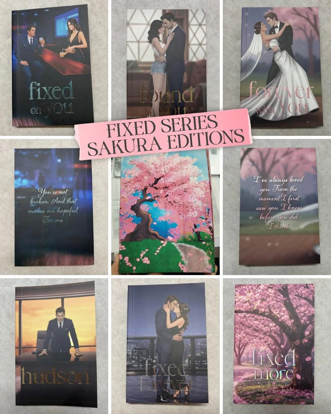 Production is officially underway, and I just received sample photos from the printer! 🌸📚

I couldn't possibly choose just one to share&mdash;they're all absolutely gorgeous, so you're getting all of them. 😍

Seeing this project come to life has b