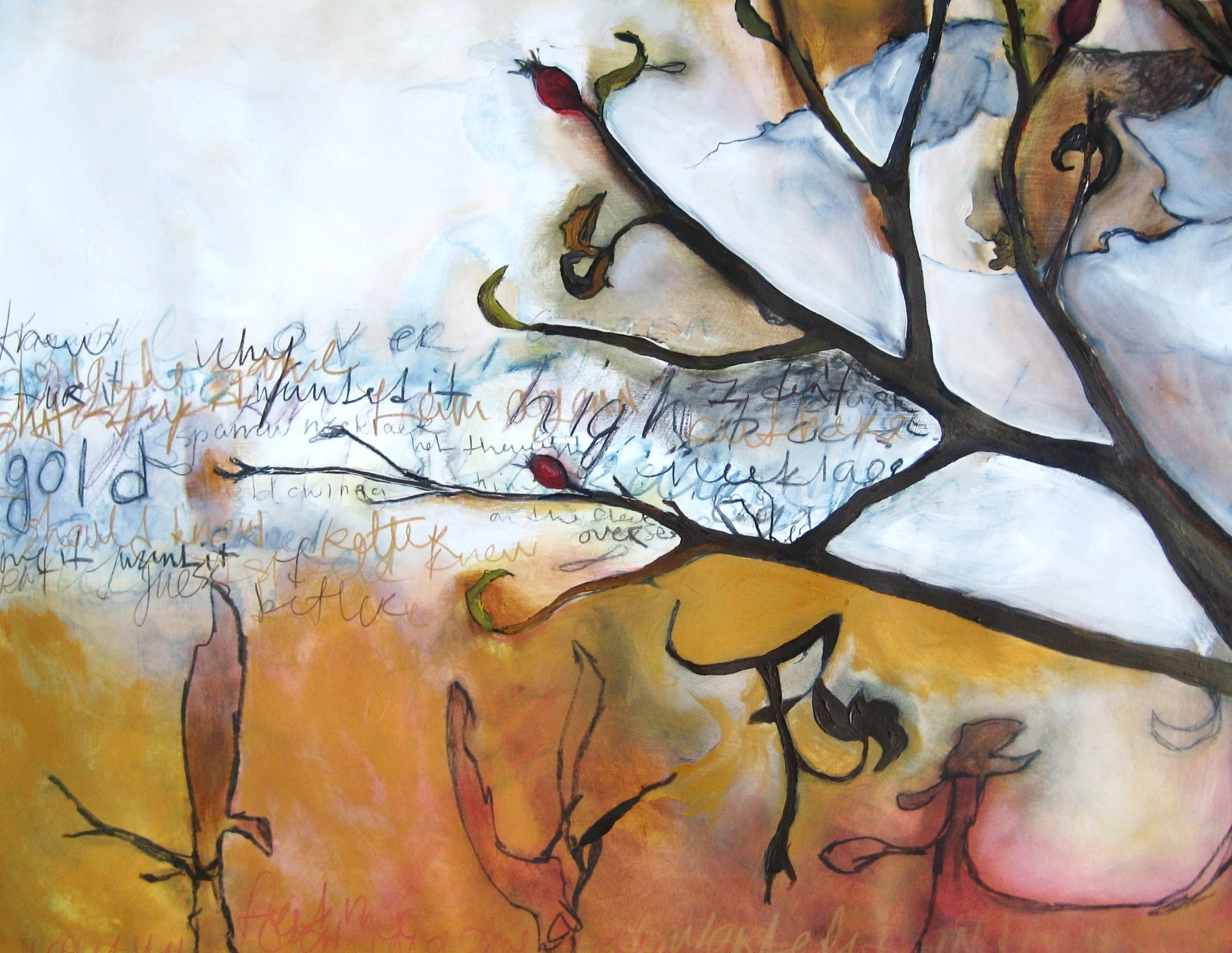 Rose Hip Abstraction