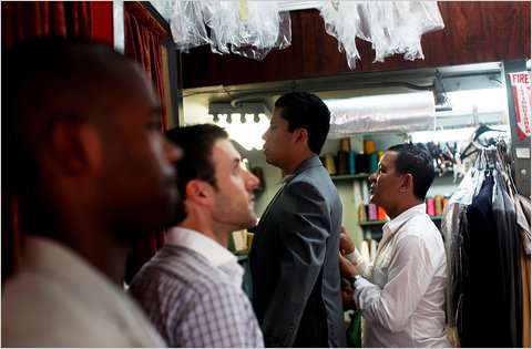 Pablo Vargas, tailor at The Stanton Tailor Shop, NYC