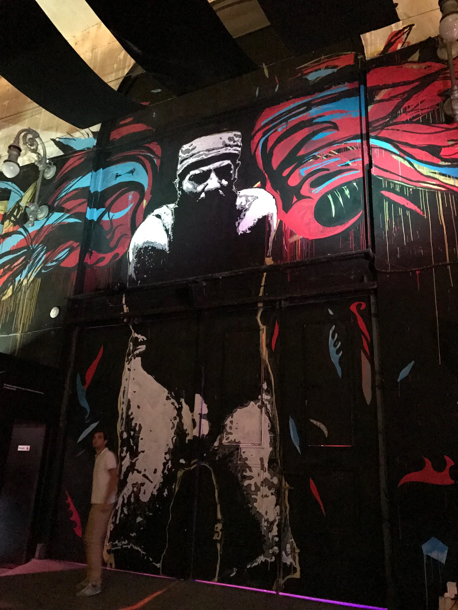 One of the exits at “Fabrica de Arte Cubano"