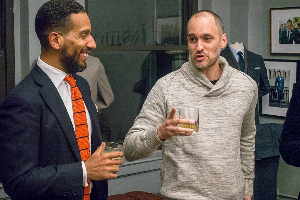 Manny Almonte, a man who really enjoy his libations, and Joe Cruz Jr., a man who knows how to make them