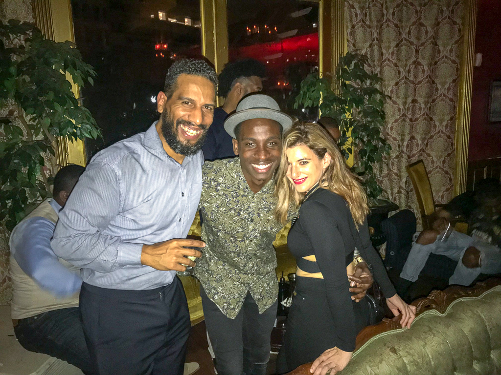 Manny Almonte, JD Weatherspoon and Patrizia Griffo