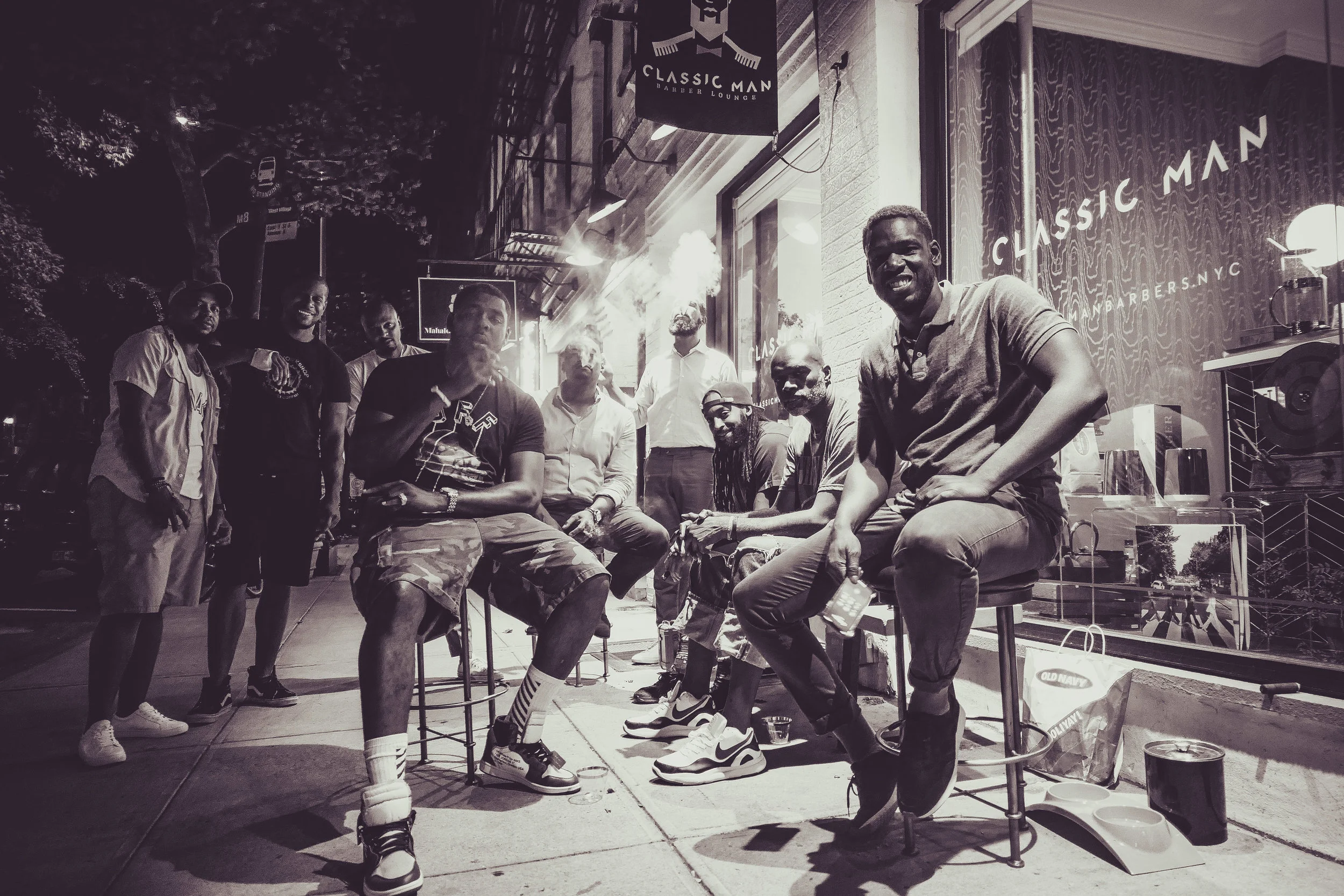 Mastermind Connect members at Classic Man Barber Lounge