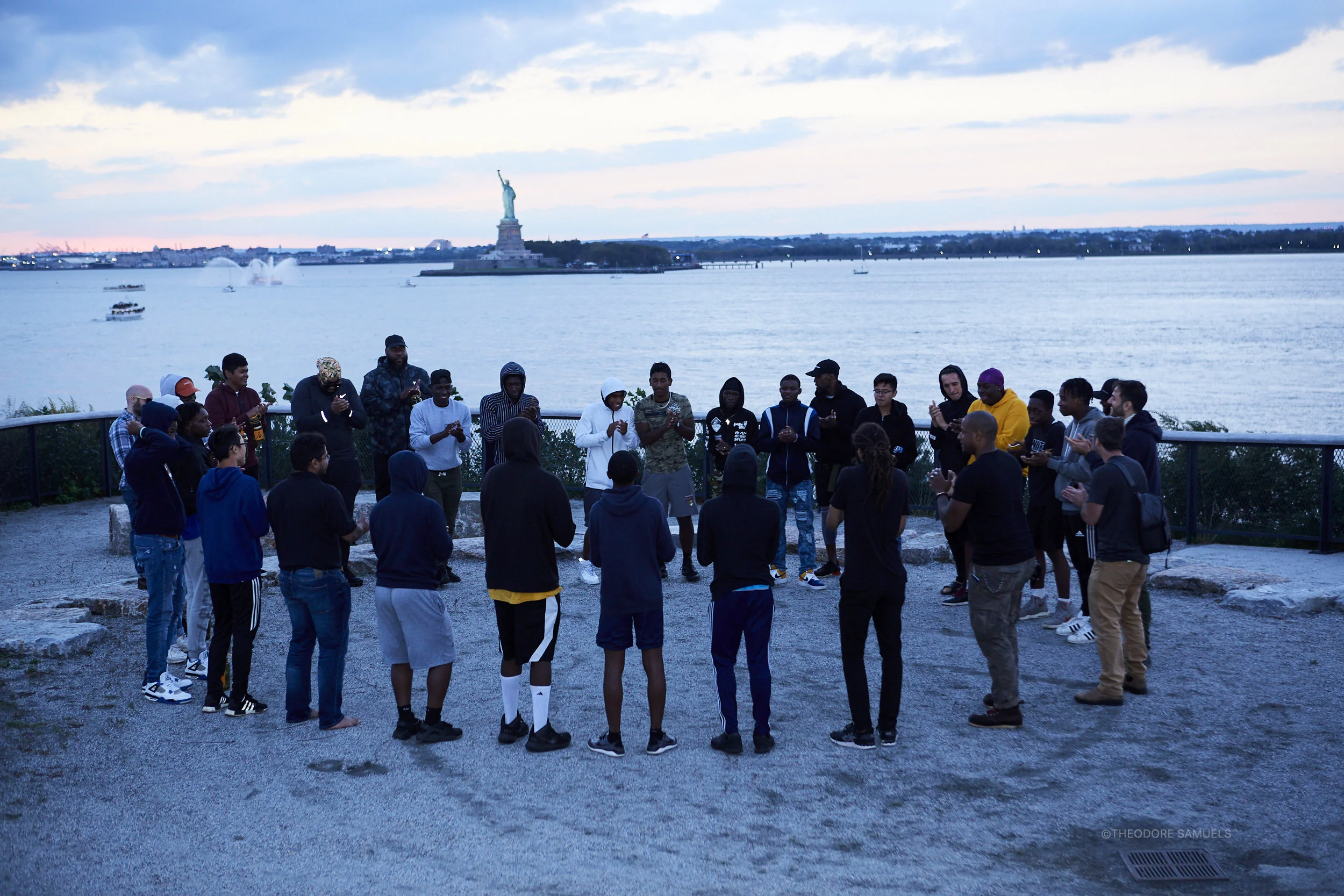 Urban Ambassadors at the summit of The Hills