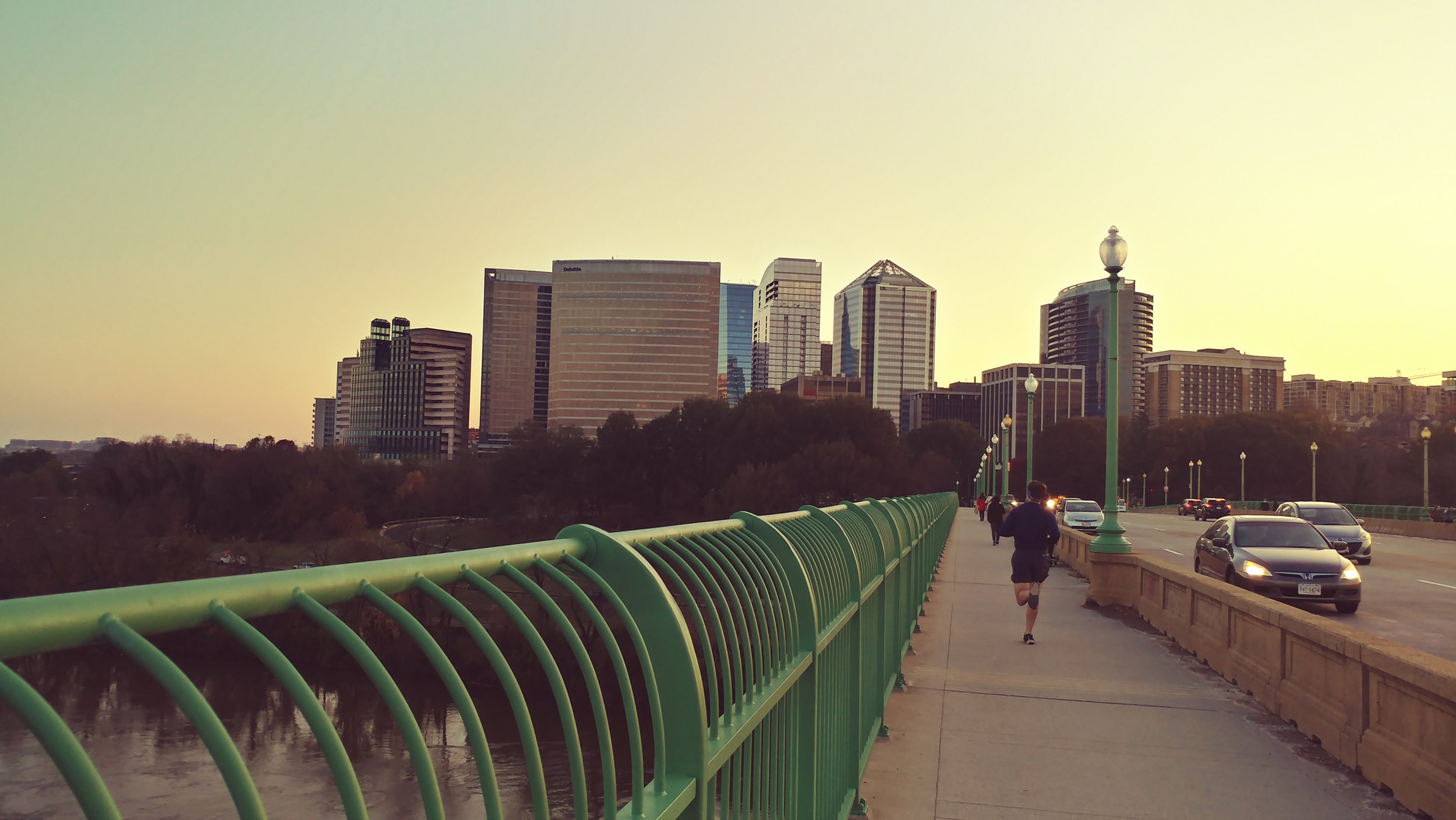 Key bridge, facing Rosslyn
