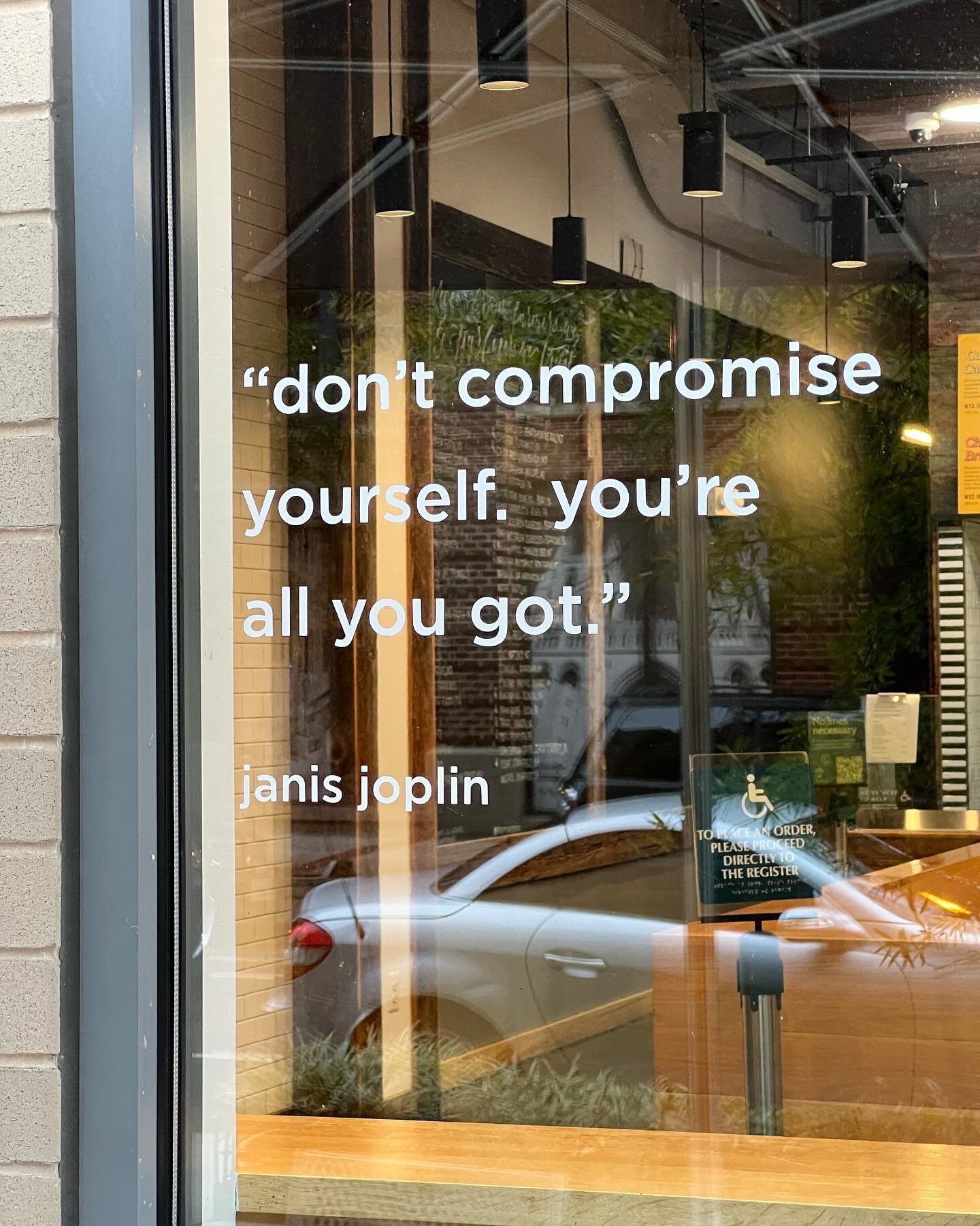 Don't compromise yourself. You're all you got. #janisjoplin 

What are you doing to take care of your ONE BODY this holiday season? 

Ab Rehab starts December 1.  30 days of daily tips and 5 minute Ann workouts to jumpstart or supplement your fitness