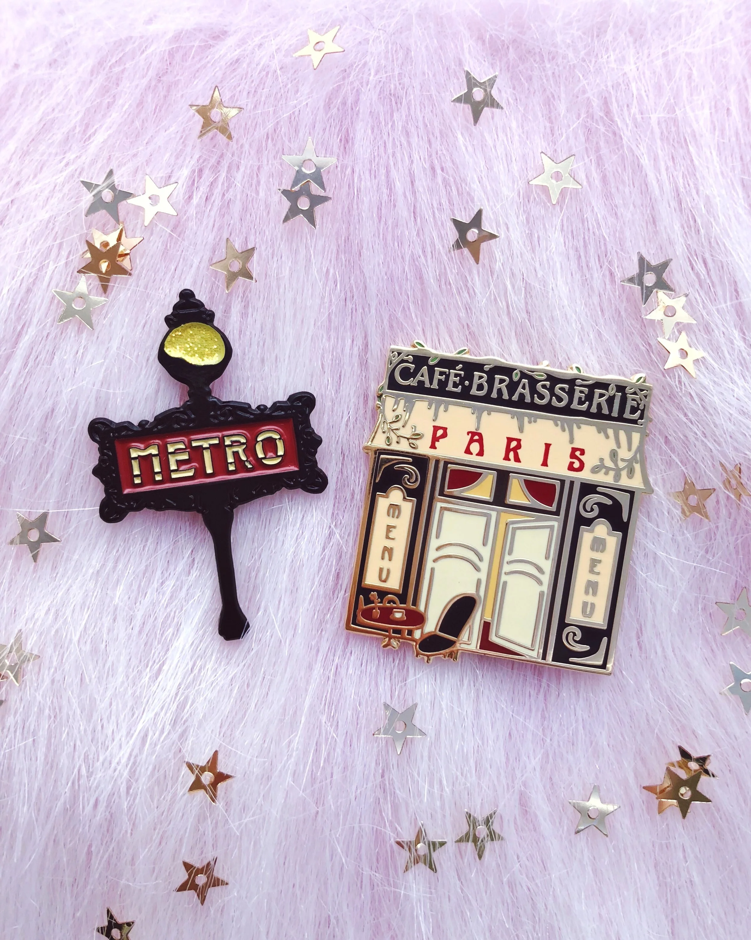 paris cafe brasserie french coffee shop france inspired hard enamel pin by lilly baik.