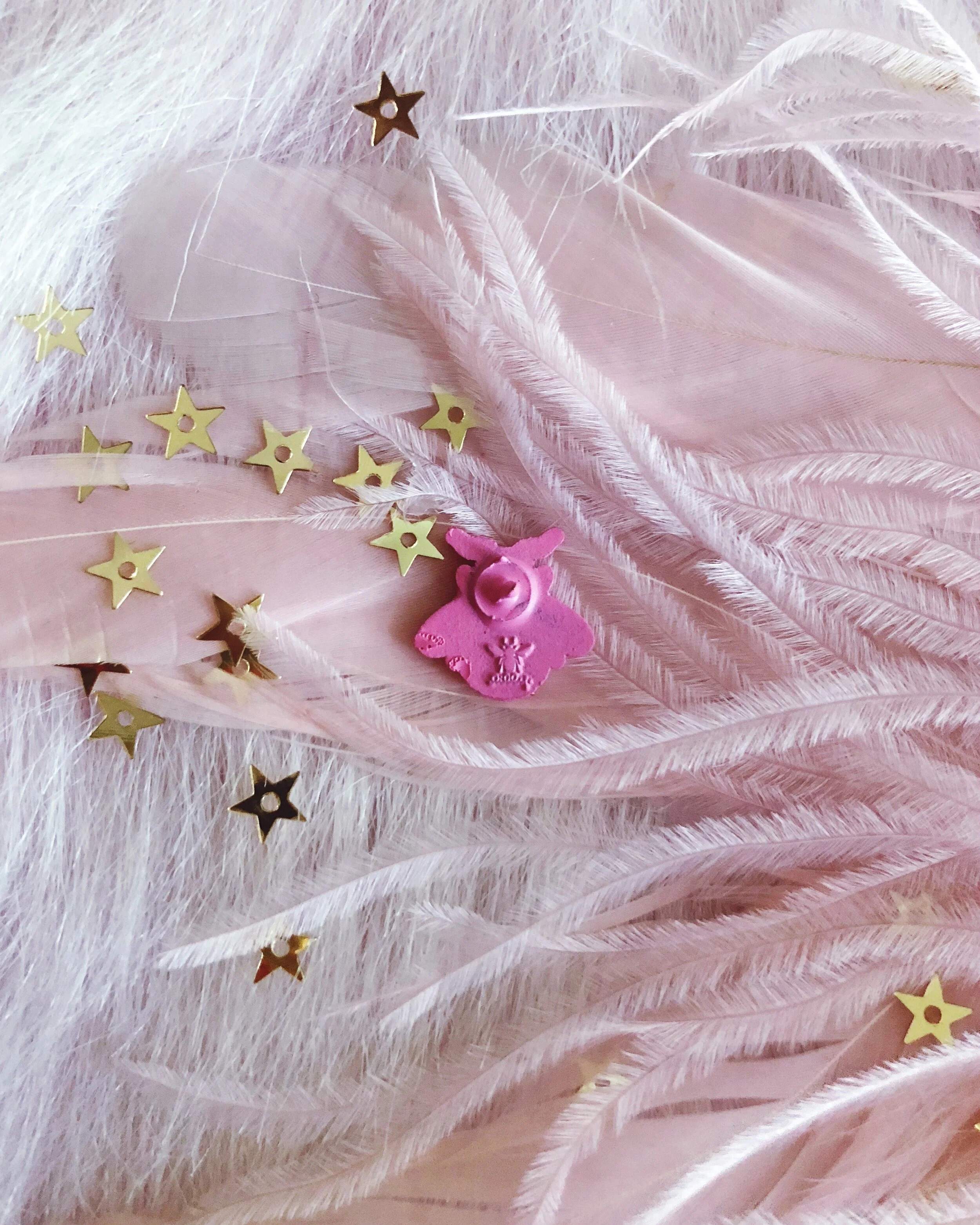 mini bee pastel pink soft enamel cute nature animal lapel pin by lilly baik.