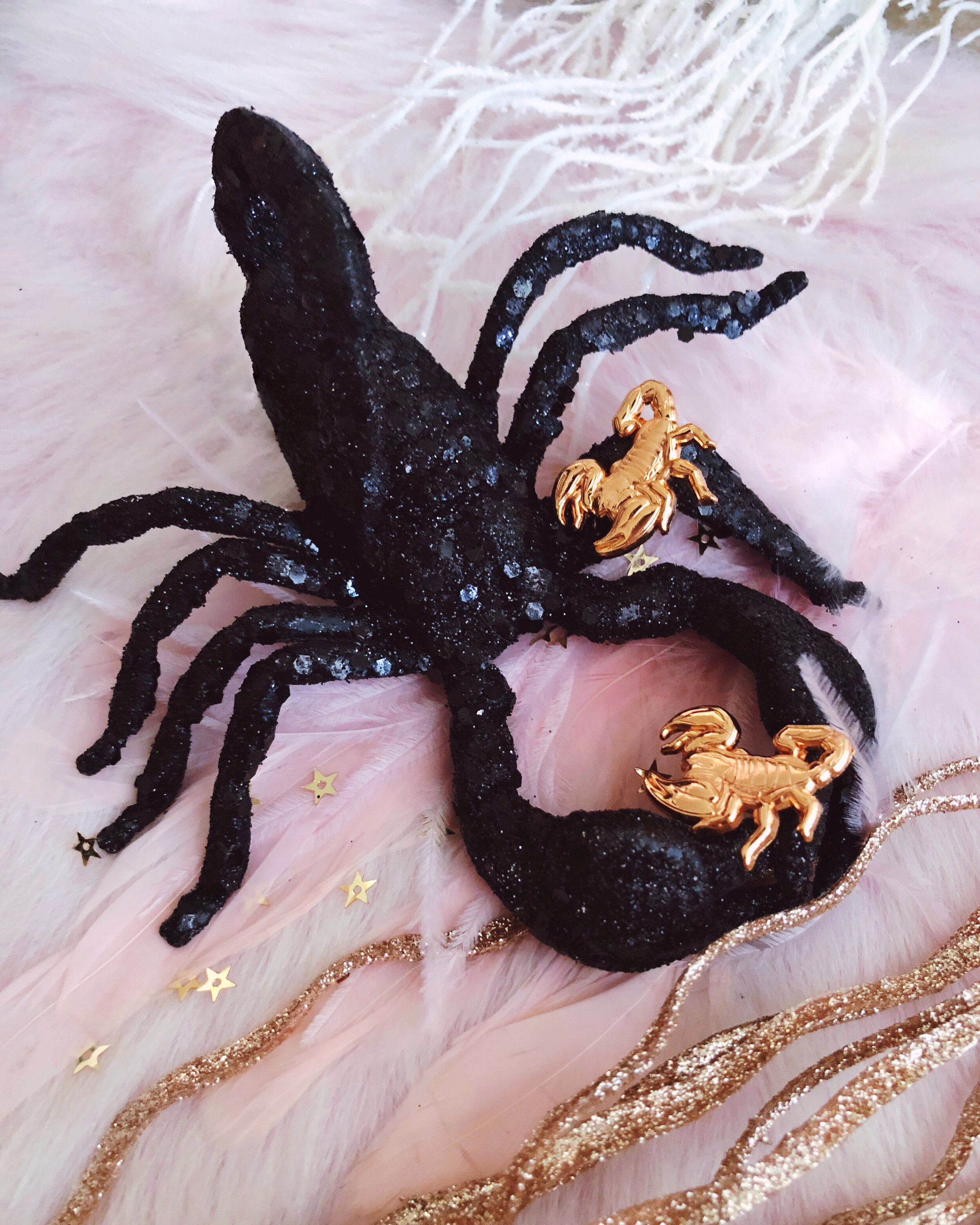 3d rose gold scorpion animal nature pin by lilly baik.