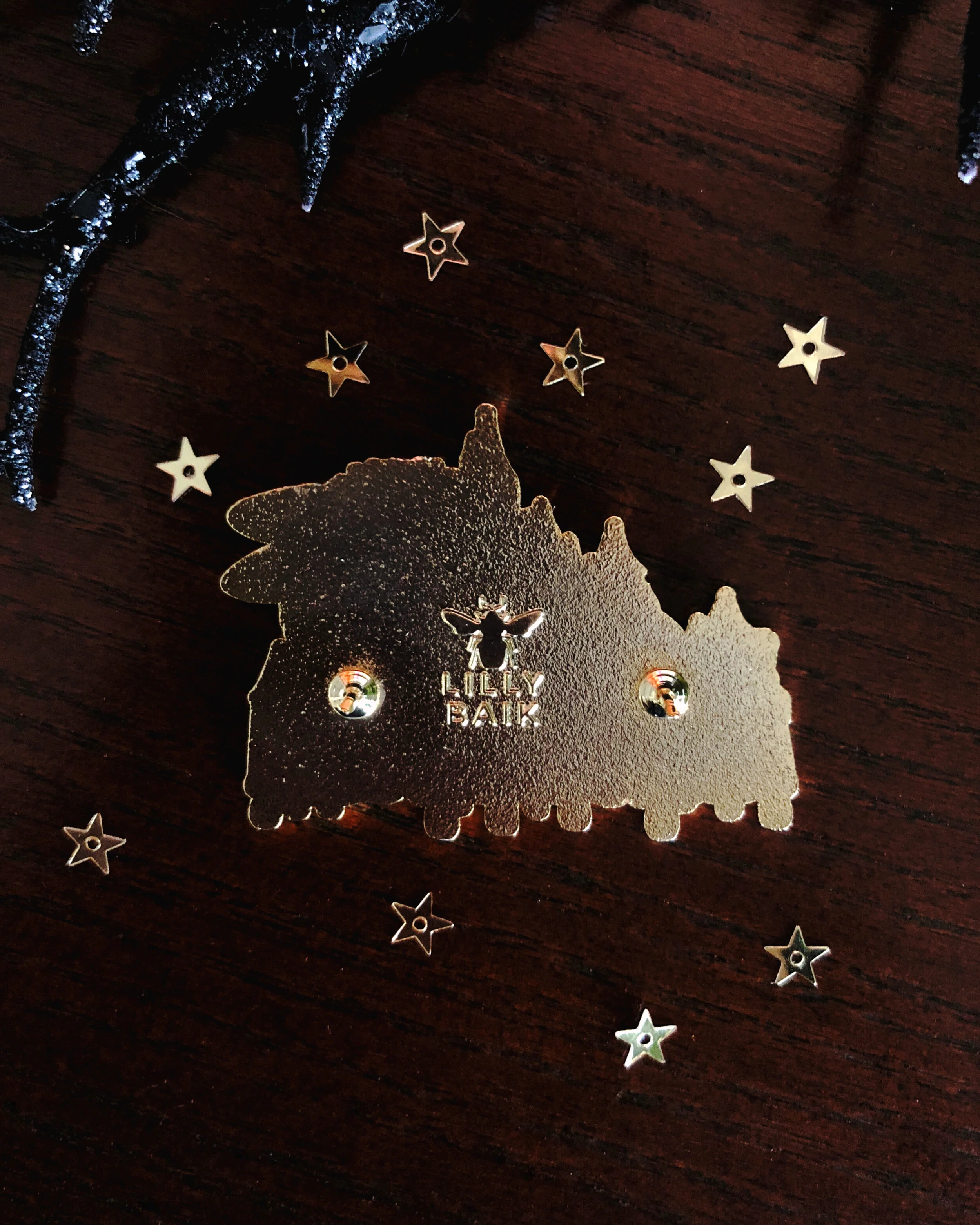 honeyland honey bee honeybee disney disneyland castle glitter pink blue cute hard enamel pin by lilly baik.