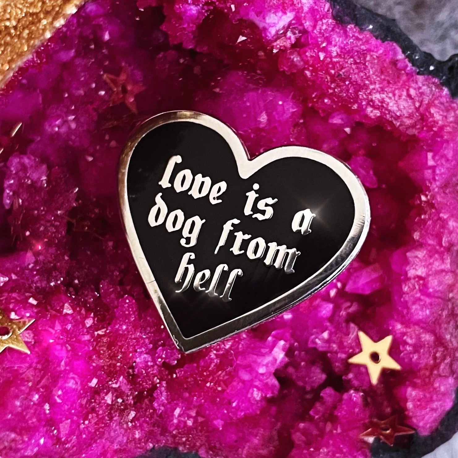 love is a dog from hell charles bukowski quote hard enamel pin by lilly baik.