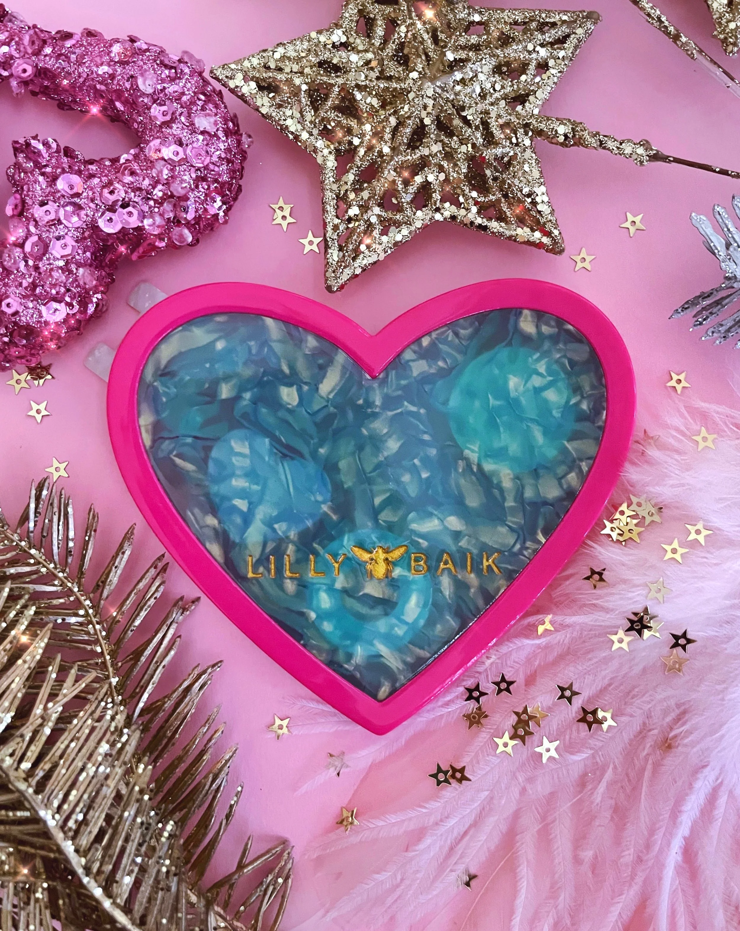 dream pool jewelry dish, heart-shaped love swimming pool barbie pink barbiecore ring tray by lilly baik.