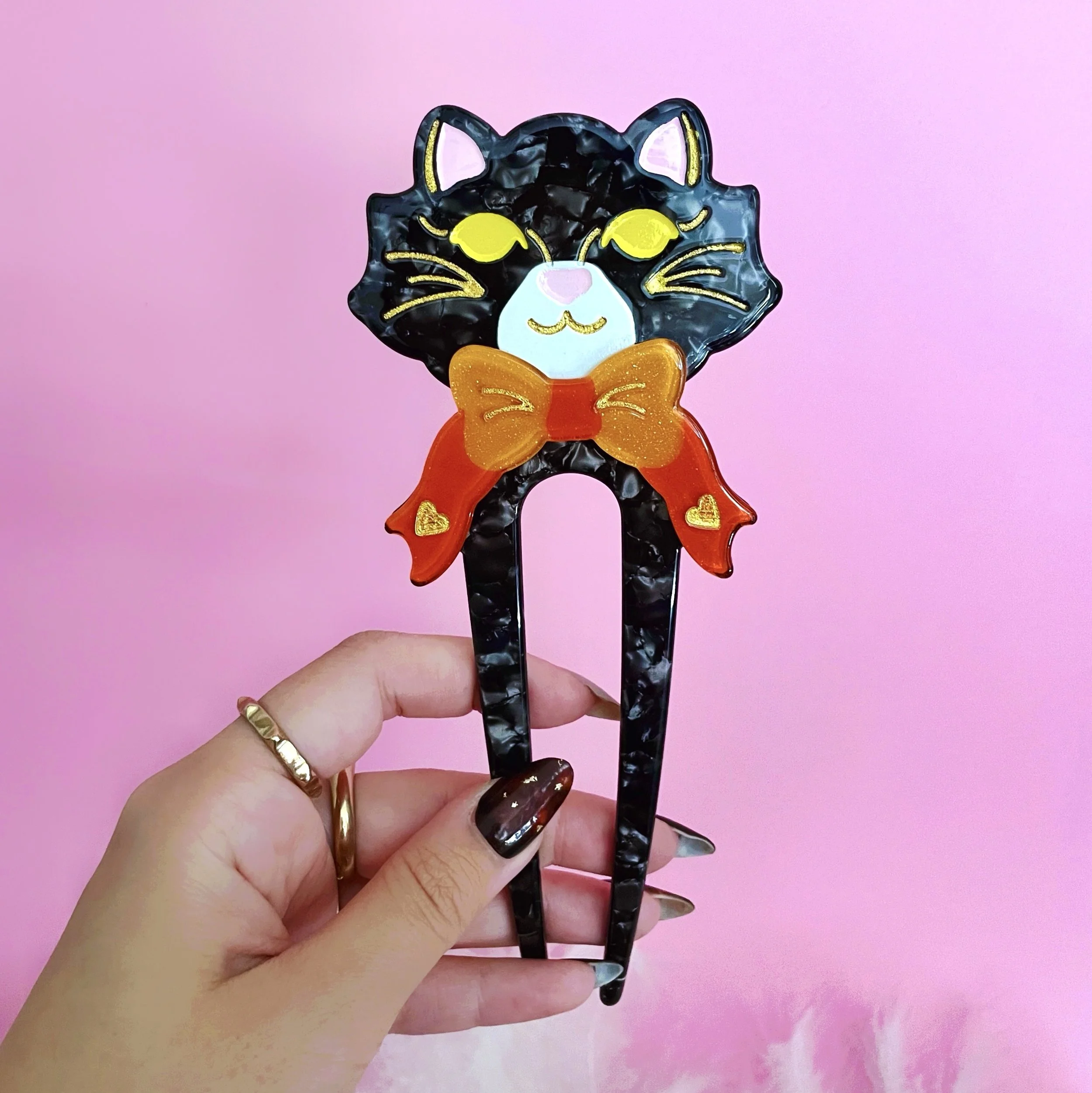fancy cat french hair pin tuxedo main.JPEG