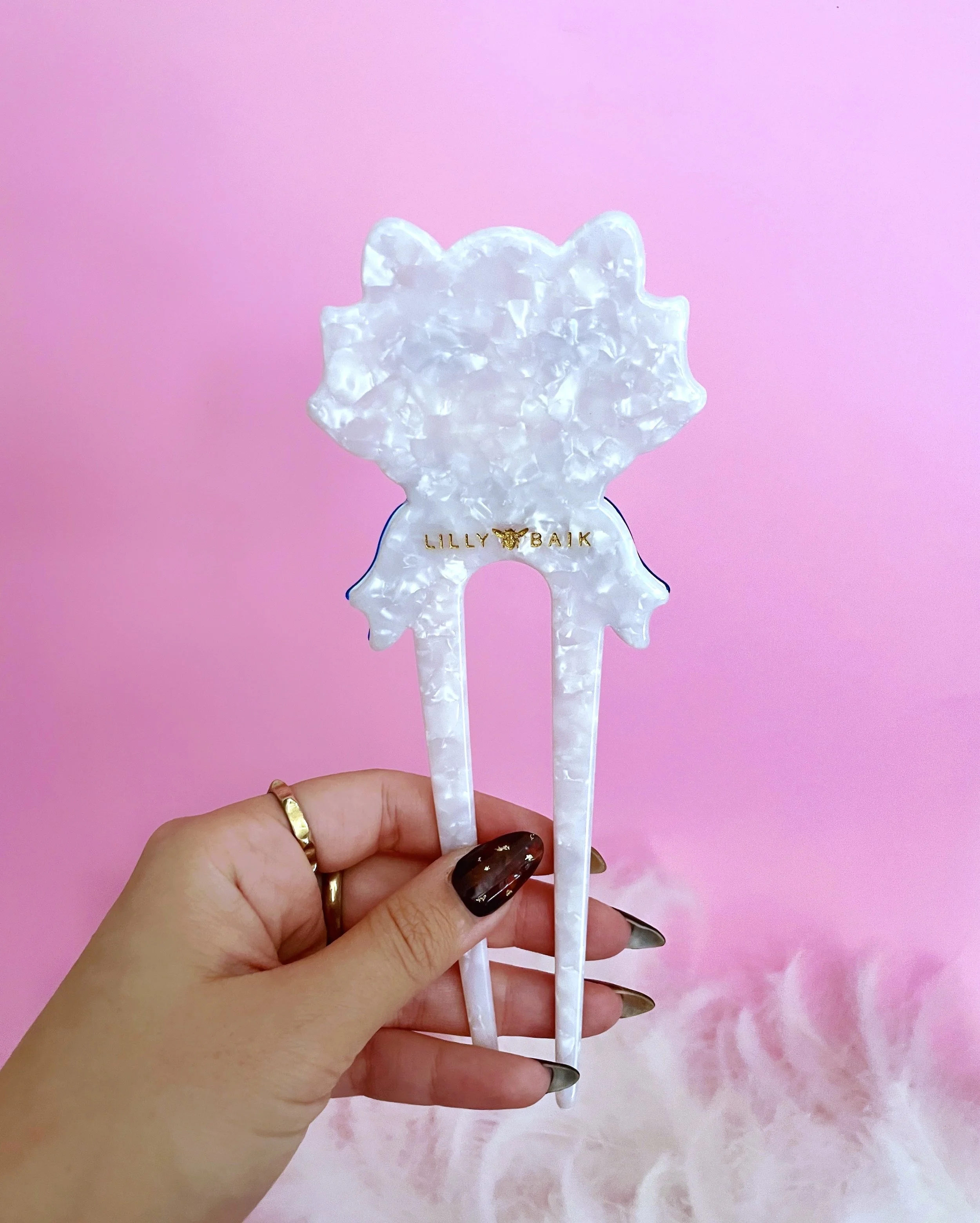 fancy cat french hair pin white back.JPEG