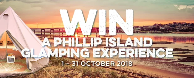 Congratulations to our lucky October Phillip Island Glamping Experience winner, GRAHAM BURGESS!