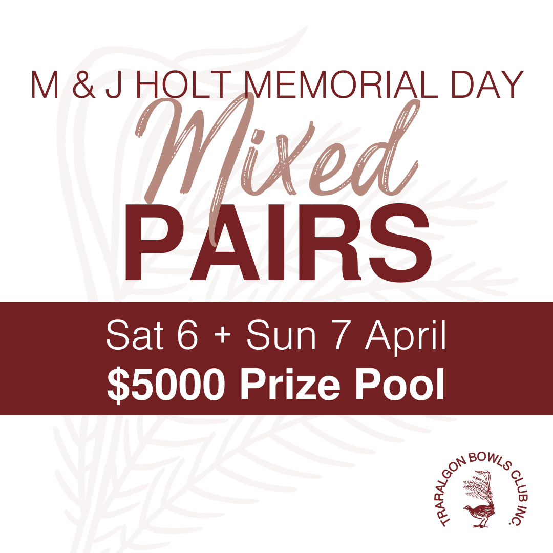 Maurie & Jean Holt Memorial Day Mixed Pairs