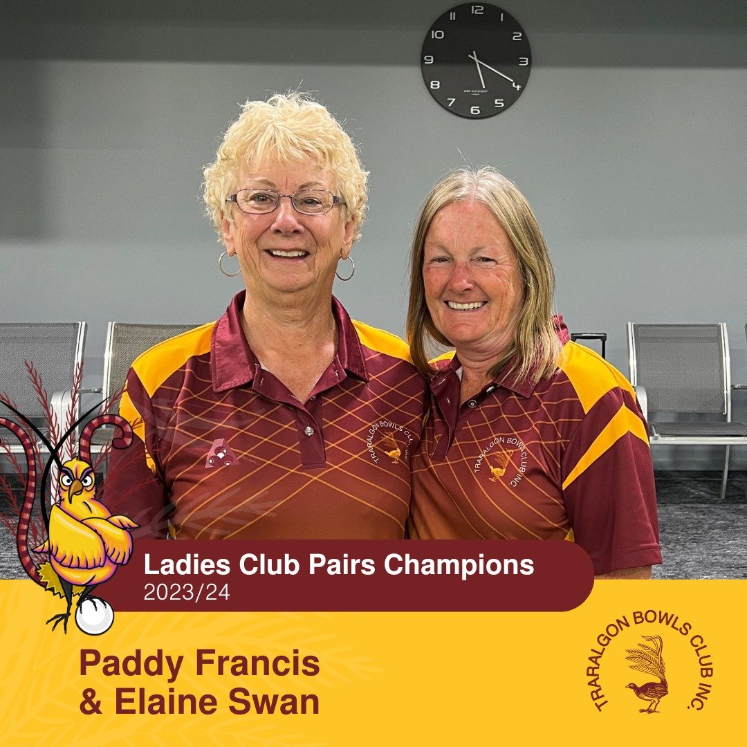 🏆CLUB PAIRS CHAMPIONS🏆
Congratulations to our newest club pairs champions: 
🏆 Paddy Francis and Elaine Swan
🏆 Matt Ferrari and Vincent McIlwain

🍻Don't forget our chance to celebrate these achievements is at our Presentation Night on Saturday 27