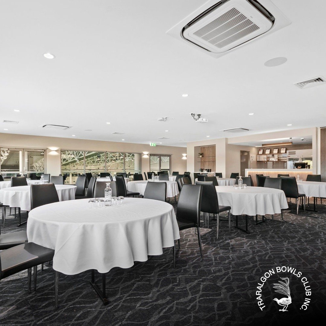 HAVE YOU SEEN OUR UPSTAIRS FUNCTION ROOM?
Located on our second floor, this function room can be accessed via the stairs or the elevator. Guests will enjoy views of our bowling greens and access (upon arrangement) to the deck overlooking our indoor b